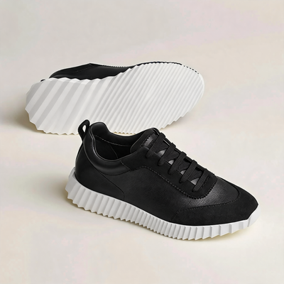 Sport Runner Sneaker Black White
