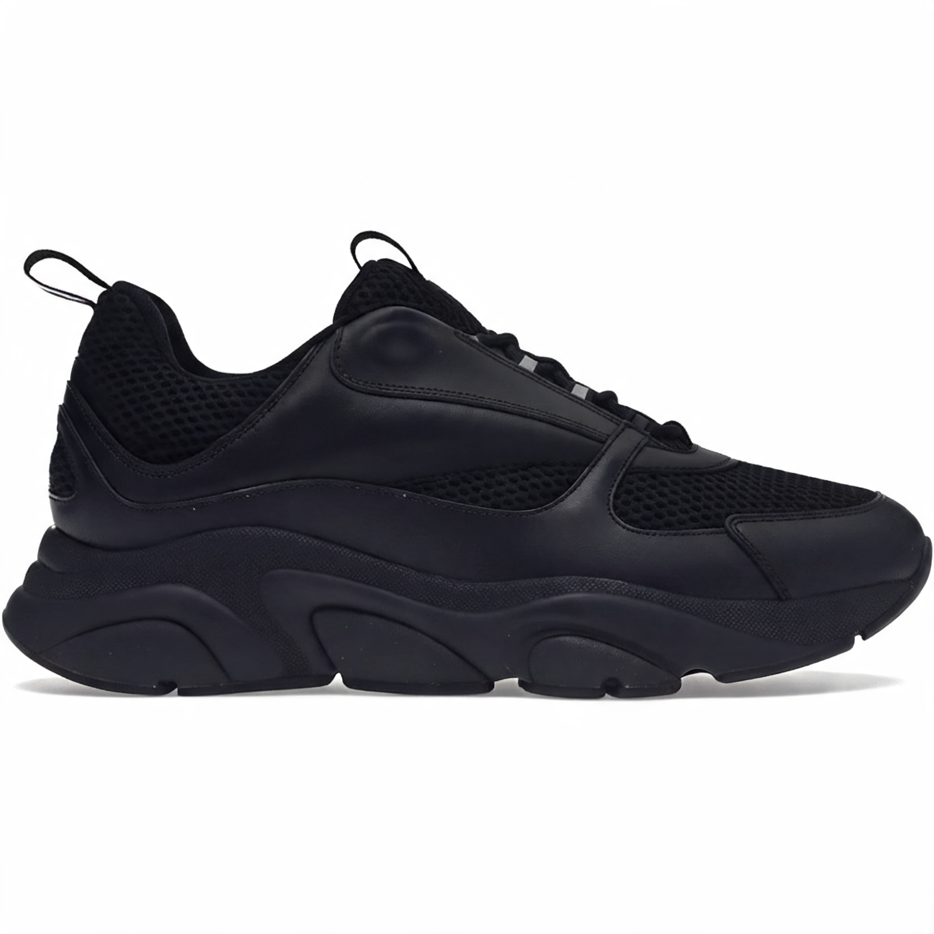 Mesh Runner Sneaker Black & Grey