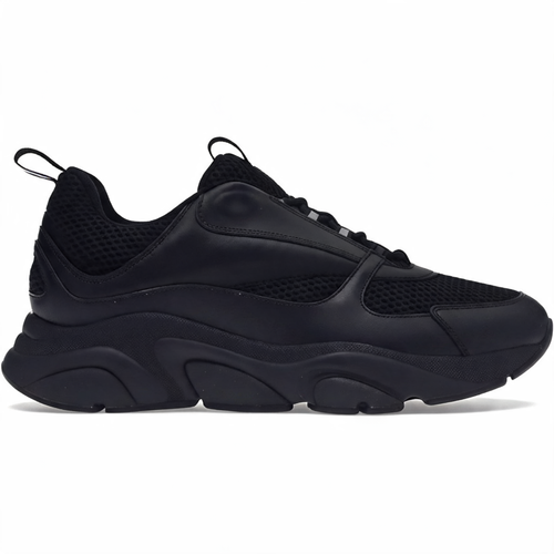 Mesh Runner Sneaker Schwarz & Grau