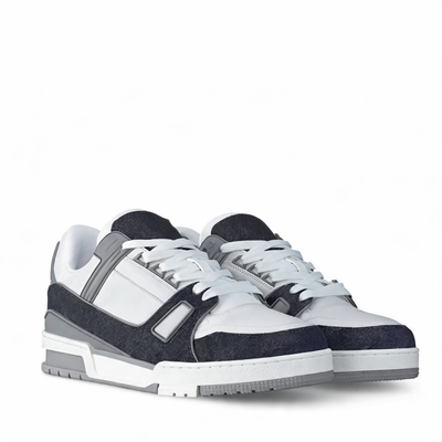 High-Top Trainer Sneaker Denim Grey