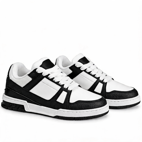 High-Top Sneaker Schwarz Weiß