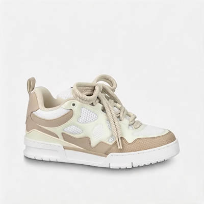 Maxi High-Top Sneaker Beige White
