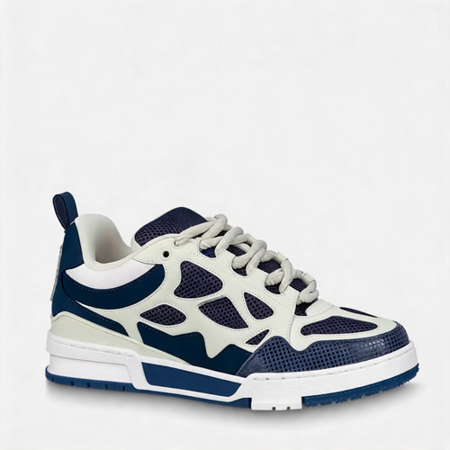 Maxi High-Top Sneaker Blau Weiß